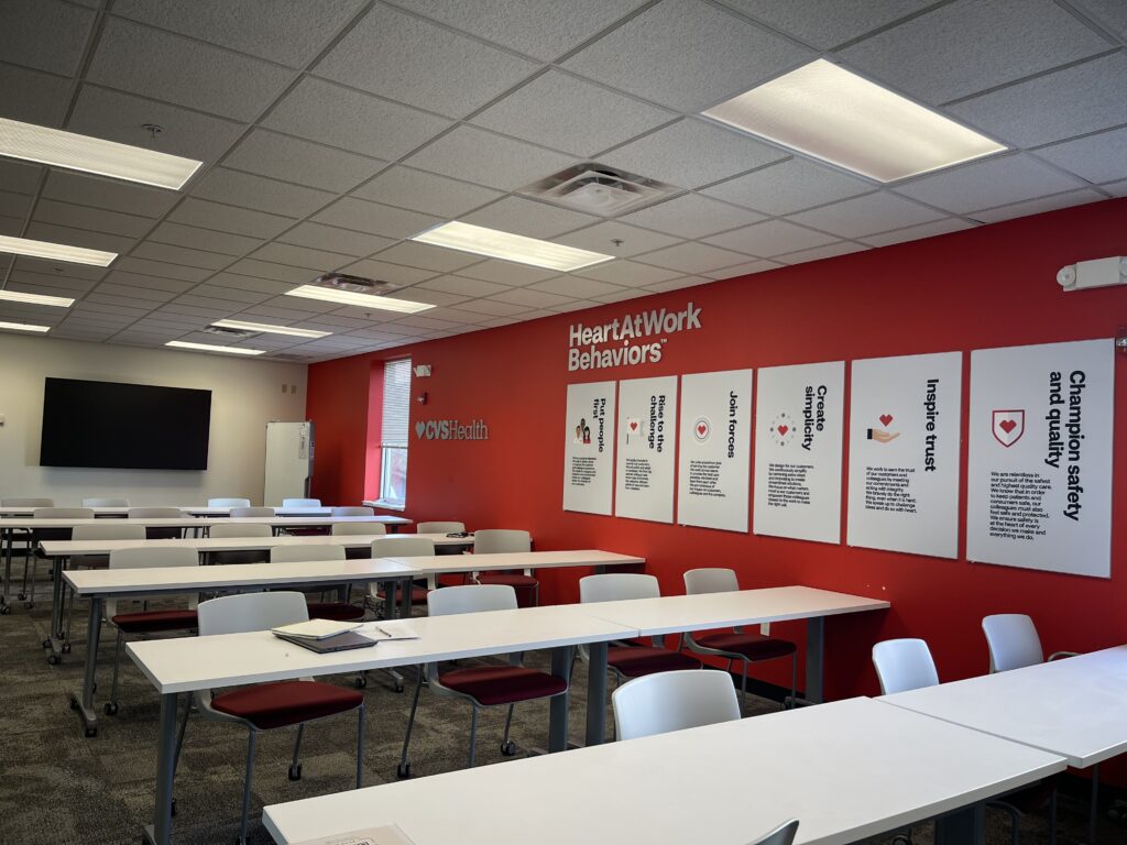 The CVS Health Pharmacy Technician classroom inside the WITC