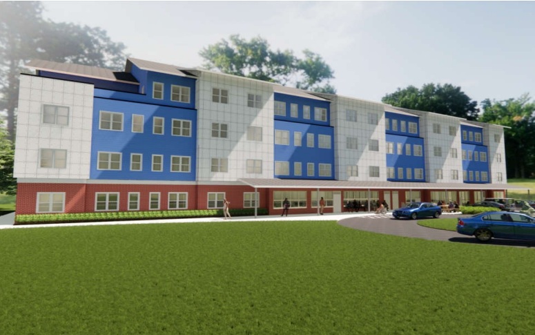 A rendering of the Northview Midrise building.