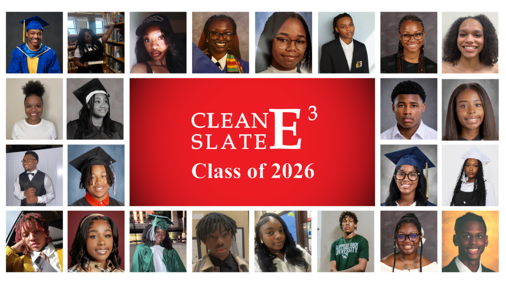 The 2026-27 Clean Slate E3 Scholarship awardees.